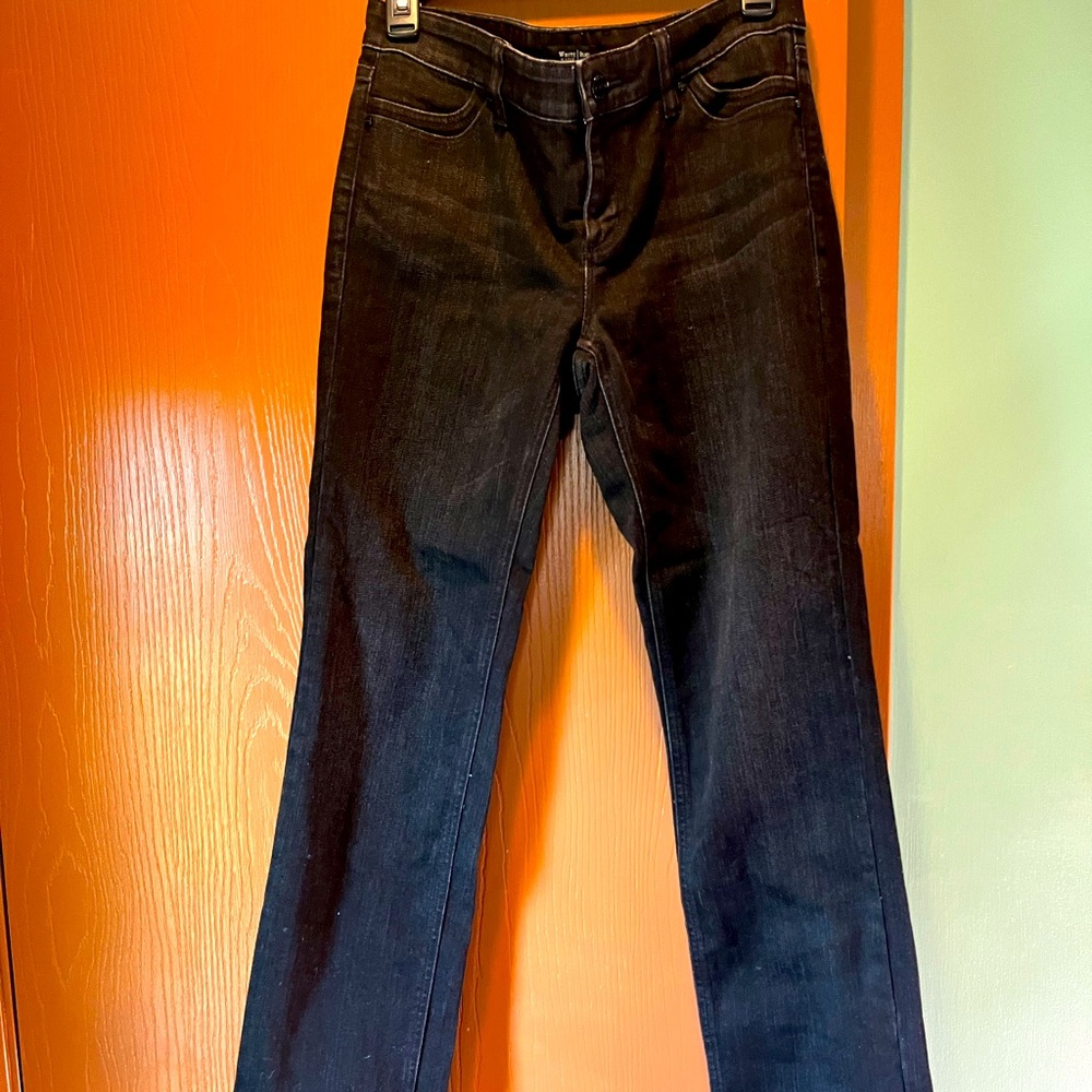 WHBM Vintage Wash Noir Jeans. Size 6 regular.